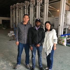 Nigeria Client Visited Us for Rice Mill (1)a