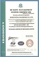 ISO9001:2000 Quality Management System Certification