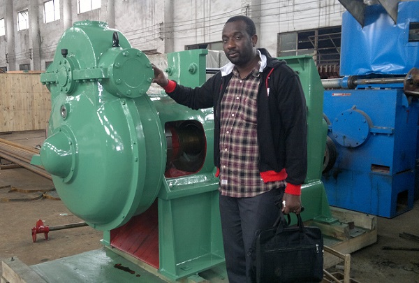 Customer from Mali Come for Goods Inspection