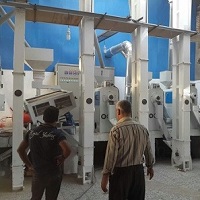 我公司在伊朗北部成功安装一台成套碾米设备